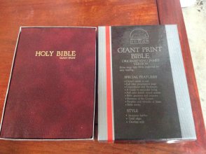 Cover art for The Holy Bible in the Original King James Version (Referenced Giant Print)