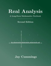 Cover art for Real Analysis: A Long-Form Mathematics Textbook (The Long-Form Math Textbook Series)