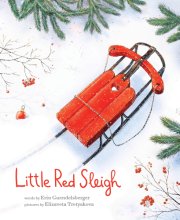 Cover art for Little Red Sleigh: A Heartwarming Christmas Book For Children (Little Heroes, Big Hearts)