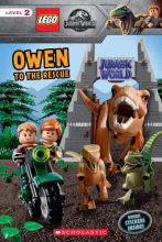Cover art for Owen to the Rescue (LEGO Jurassic World: Reader with Stickers)