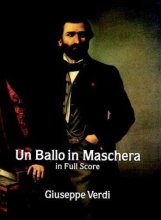 Cover art for Un Ballo in Maschera in Full Score (Dover Music Scores)