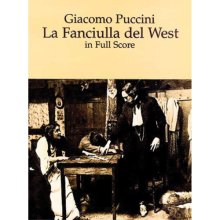 Cover art for La Fanciulla del West in Full Score (Dover Music Scores)