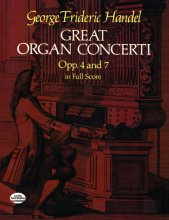 Cover art for Great Organ Concerti: Opp. 4 and 7 in Full Score (Dover Orchestral Music Scores)