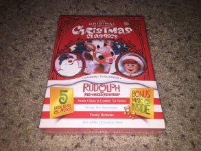 Cover art for Original Television Christmas Classics Collection Rudolph Santa Frosty DVD Set