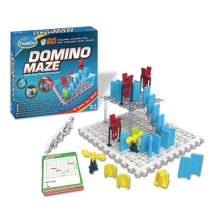 Cover art for ThinkFun Domino Maze STEM Logic Game - Engaging Brain Teaser for Kids and Adults | Enhances Critical Thinking | Fun and Challenging Puzzle Experience | Age 8 and Up