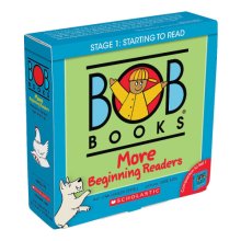 Cover art for Bob Books - More Beginning Readers Box Set | Phonics, Ages 4 and up, Kindergarten (Stage 1: Starting to Read)