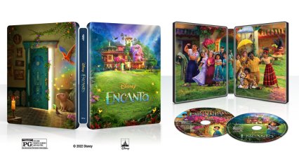 Cover art for Encanto [SteelBook] [Includes Digital Copy] [4K Ultra HD Blu-ray/Blu-ray] [Only @ Best Buy] [2021]