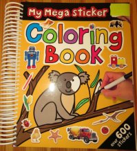 Cover art for My Mega Sticker Coloring Book
