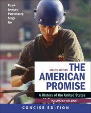 Cover art for The American Promise: A Concise History, Volume 2