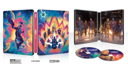 Cover art for Guardians of the Galaxy Vol. 3 [SteelBook][Dig Copy][4K Ultra HD Blu-ray/Blu-ray] [2023]