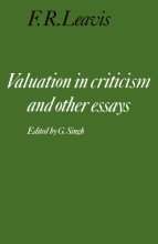 Cover art for Valuation in Criticism and Other Essays (Cambridge Paperback Library)