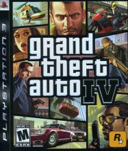 Cover art for Grand Theft Auto IV  Rockstar Games  PlayStation 3  710425370113