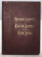 Cover art for Frank Leslie's illustrated famous leaders and battle scenes of the Civil War