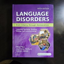 Cover art for Language Disorders from Infancy through Adolescence