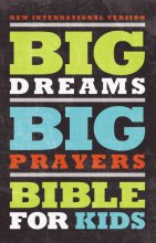 Cover art for NIV, Big Dreams, Big Prayers Bible for Kids, Hardcover