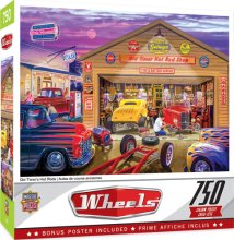 Cover art for MasterPieces 750 Piece Jigsaw Puzzle for Adults and Family - Old Timer's Hot Rods - 18"x24"