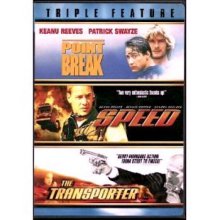 Cover art for Point Break, Speed and the Transporter Triple Feature