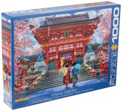 Cover art for EuroGraphics Spring Sakura by David McLean 1000-Piece Puzzle