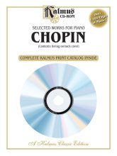 Cover art for Selected Works for Piano: Chopin, CD-ROM & Catalog (Kalmus Classic Edition)