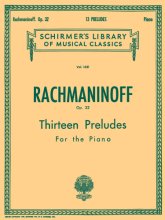 Cover art for 13 Preludes, Op. 32: Schirmer Library of Classics Volume 1631 Piano Solo