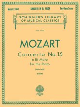 Cover art for Concerto No. 15 in Bb, K. 450: Schirmer Library of Classics Volume 1746 National Federation of Music Clubs 2024-2028 Piano Duet (Schirmer's Library of Musical Classics)