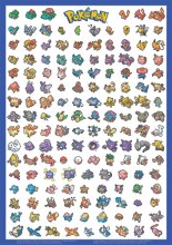 Cover art for Buffalo Games - Retro Pixel Pokemon Chart - 500 Piece Jigsaw Puzzle