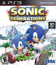 Cover art for Sonic Generations  Sega  PlayStation 3  [Physical]  69055