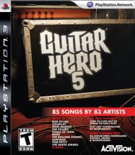 Cover art for Guitar Hero 5 Stand Alone Software - Playstation 3 (Game only)