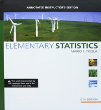 Cover art for Elementary Statistics Annotated Instructor's Edition