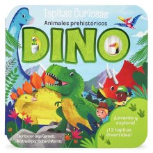 Cover art for Spanish Language Peek-a-Flap Dino / Dinosaurios - Children's Lift-a-Flap Board Book, Ages 2-7 (en español) (Spanish Edition)