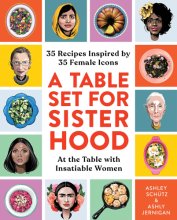 Cover art for A Table Set for Sisterhood: 35 Recipes Inspired by 35 Female Icons