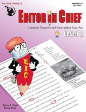 Cover art for Editor in Chief Level 2 Workbook - Grammar Disasters & Punctuation Faux Pas (Grades 6-8)