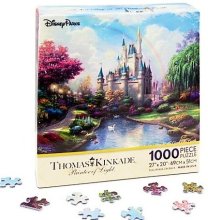 Cover art for Thomas Kinkade Painters of Light A New Day at the Cinderella Castle 1000 Piece Jigsaw Puzzle