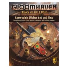 Cover art for Gloomhaven Cephalofair Games: Jaws of The Lion Removable Sticker Set & Map