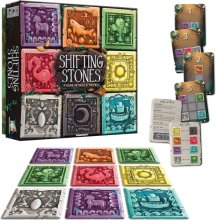 Cover art for Gamewright - Shifting Stones – A Visual, Decision-Making Family Strategy Game of Tiles, Cards, and Tactics, 8 years +