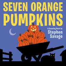 Cover art for Seven Orange Pumpkins board book