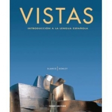 Cover art for Vistas: Introduccion a la lengua espanola - Student Edition