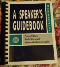 Cover art for A Speaker's Guidebook