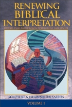 Cover art for Renewing Biblical Interpretation (Scripture and Hermeneutics Series, V. 1)