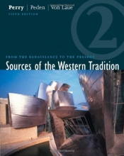 Cover art for Sources of the Western Tradition: From the Renaissance to the Present, Volume Two