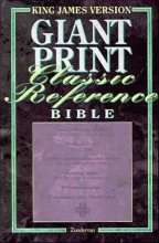 Cover art for King James Version Giant Print Classic Reference Bible (Black : Personal Size)