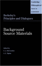 Cover art for Berkeley's Principles and Dialogues: Background Source Materials (Cambridge Philosophical Texts in Context)