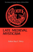 Cover art for Late Medieval Mysticism (Library of Christian Classics: Ichthus Edition