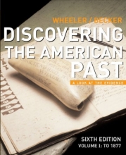 Cover art for Discovering the American Past: A Look at the Evidence, Vol. 1: To 1877