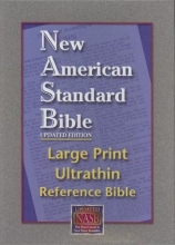 Cover art for NASB Large Print Ultrathin Reference Bible (Black, Bonded Leather)