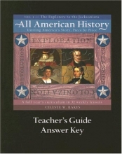 Cover art for All American History: Teacher's Guide and Answer Key, Vol. 1