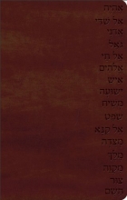 Cover art for Names of God Bible Mahogany, Hebrew Name Design Duravella, The