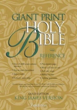Cover art for KJV Giant Print Reference Bible, Gold Edition