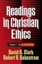 Cover art for Readings in Christian Ethics: Theory and Method