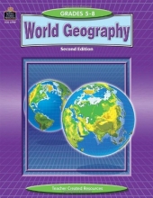 Cover art for World Geography, Second Edition (Teacher Created Materials)